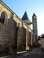 Clocher et Tour de l'Horloge de l'église.