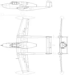 vue en plan de l’avion