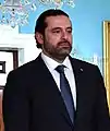 Saad Hariri, président du Conseil des ministres libanais de 2009 à 2011 et de 2016 à 2020.