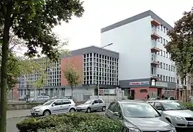 Le Buergerhaus Gallus à Francfort-sur-le-Main qui hébergea la cour de justice.