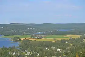 Saarenkylä vue de Riihivuori.
