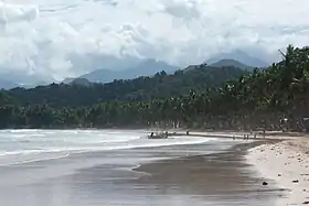 Plage de Sabang à Palawan.