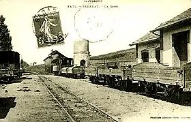 La gare de Sabarat, nœud ferroviaire des Chemins de fer du Sud-Ouest de 1911 à 1938.