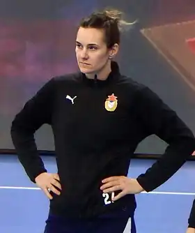 Sabina Jacobsen avec le CSKA Moscou en 2021