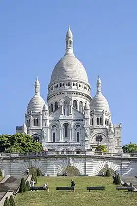 La basilique du Sacré-Cœur de Montmartre à Paris.