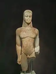 Kouros de la Porte Sacrée, cimetière du Céramique. Découvert en 2001MNArch Athènes