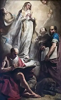 L'immaculée et les saints (1760)