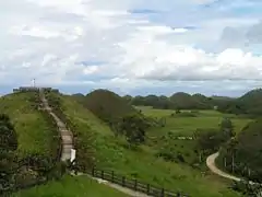 Les Chocolate Hills vus de Sagbayan Peak.