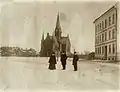 Vue de l'église en 1896.