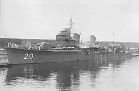 Le Sagiri en 1940.