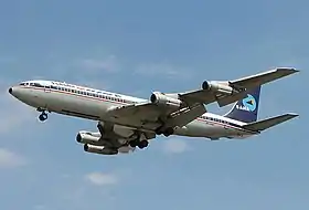 Un Boeing 707-3J9C similaire à celui accidenté.