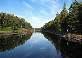 Le canal de Saimaa à Lappeenranta.