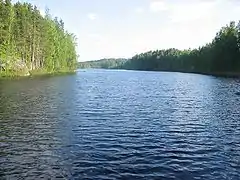 Le lac Saimaa.