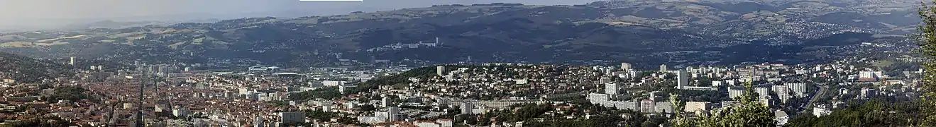 Panorama de la ville de Saint-Étienne.