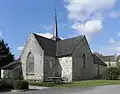 Église Saint-Aignan : chevet et flanc nord.