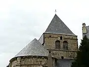 Le clocher de l'église Saint-Alyre.