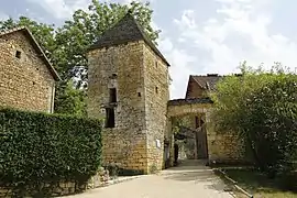 L'entrée de l'ancien hôpital.