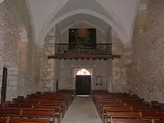 La nef de l'église.