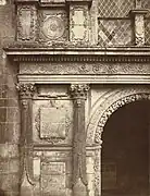 détail du portail, 1865, col. White, Université Cornell,