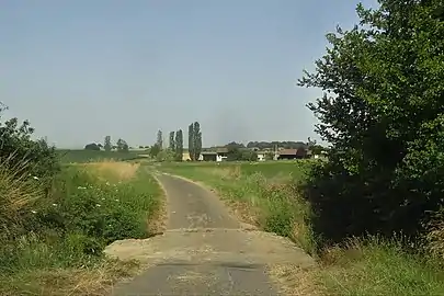 Passage à gué sur le Sousson au nord du village.