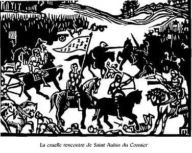 Bataille de Saint-Aubin-du-Cormier.