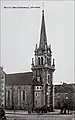 Saint-Barthélemy (Morbihan) : l'église paroissiale au début du XXe siècle.