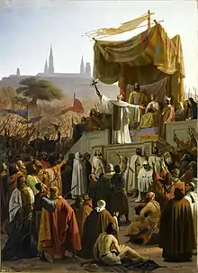 Bernard de Clairvaux prêchant la deuxième croisade