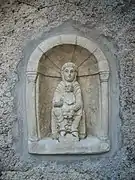 Statue de la Vierge Marie à l'enfant.