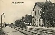 L'ancienne gare de la ligne Chaumont - Épinal vers 1910.