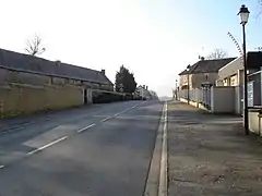 La Grande Rue en direction de La Châtre en 2012.