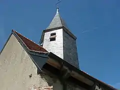 Le clocher de l'église.