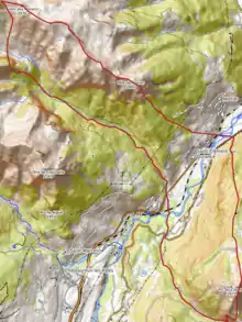 Carte topographique