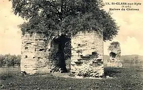 Ruines du château-fort.