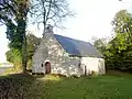 La chapelle Notre-Dame du Logou : vue extérieure d'ensemble.