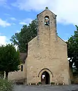 Le clocher-mur de l'église Saint-Marc.