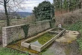 La fontaine-lavoir de Saint-Cyr.