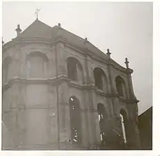 Ruines de la chapelle.