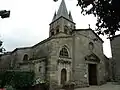 Église Saint-Didier : façade occidentale sur la place du Senis.