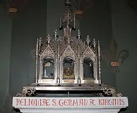 Reliquaire de Sainte-Germaine.