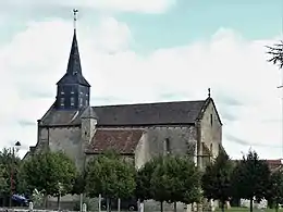 La façade sud de l'église Saint-Fidèle.