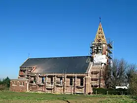 Restauration de l'église.