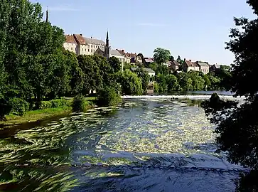 La Creuse à Saint-Gaultier en 2008.