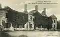 L'abbaye en ruines et à l'abandon (carte postale, début XXe siècle).