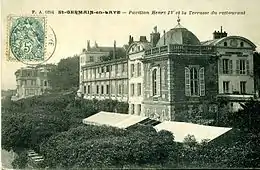 Hôtel du pavillon Henri IV à Saint-Germain-en-Laye où est mort Adolphe Thiers.