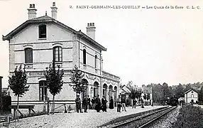 La gare de Couilly - Saint-Germain vers 1905.