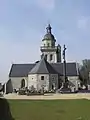 Le chevet de l'église paroissiale Saint-Gilles.