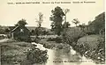 Le moulin de Pont Domjean dans la vallée du Poulancre vers 1925.