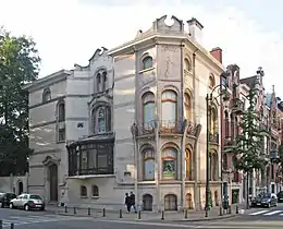 Hôtel Hannon à Saint-Gilles (Art nouveau, Jules Brunfaut)