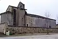 Vue nord-est de l'église Saint-Hilaire (janv. 2012).