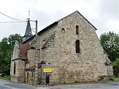 Le chevet de l'église.